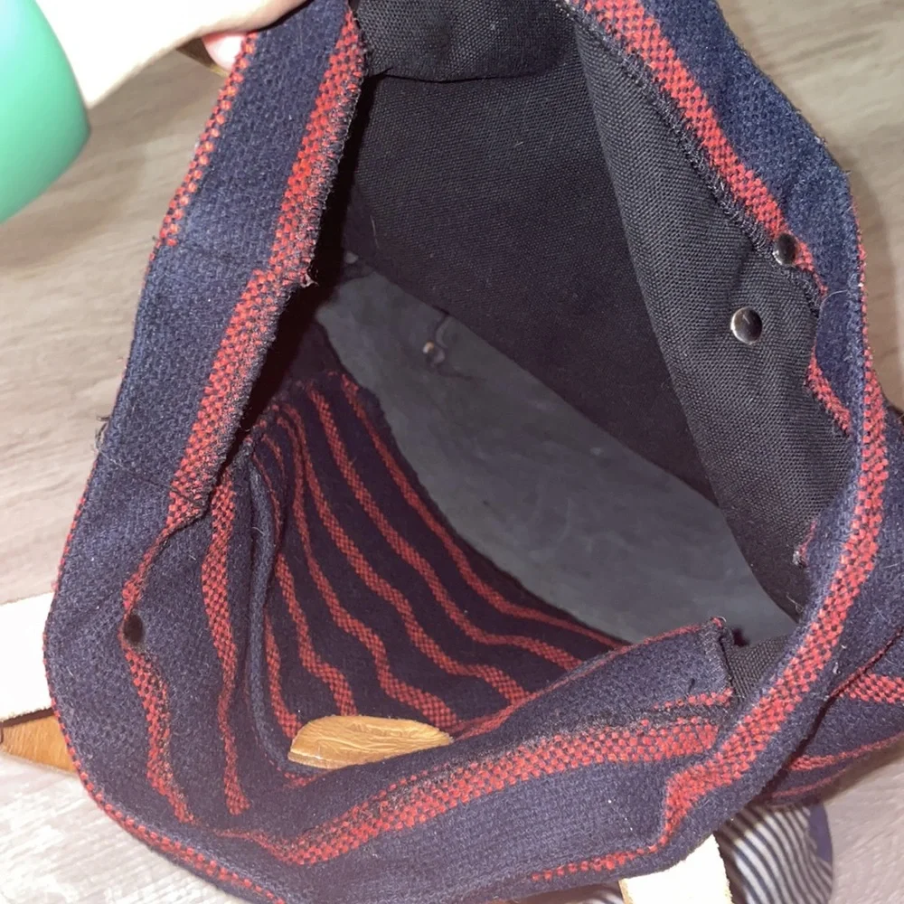 Fleabags X J. Crew Wool and Leather Tote - Picture 7 of 7